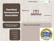 Tablet Screenshot of deerfieldplano.org